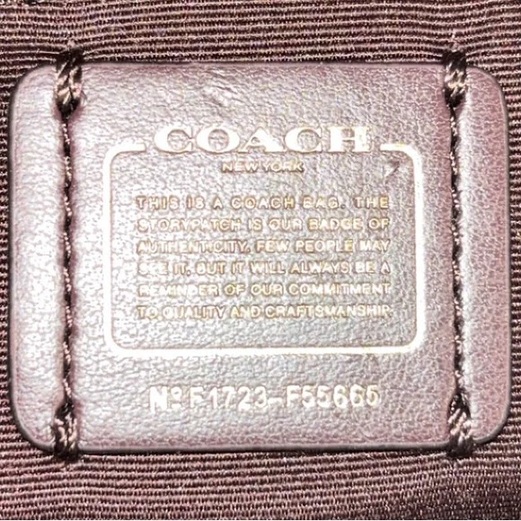 Coach 2017 Oxblood Blake Carryall 25 satchel NWT - Picture 15 of 16